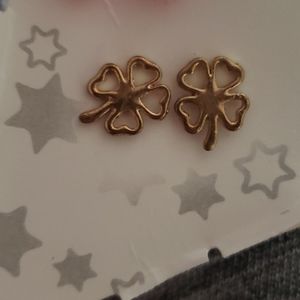 Leaf Clover Earrings